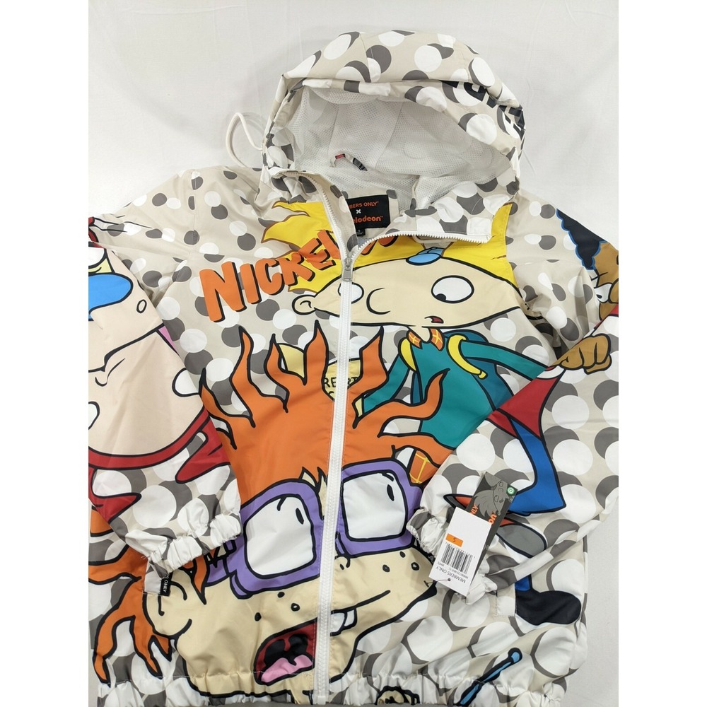 NWT NICKELODEON‎ X MEMBERS ONLY JACKET XL RUGRATS ROCKO UNISEX HEY ARNOLD Small